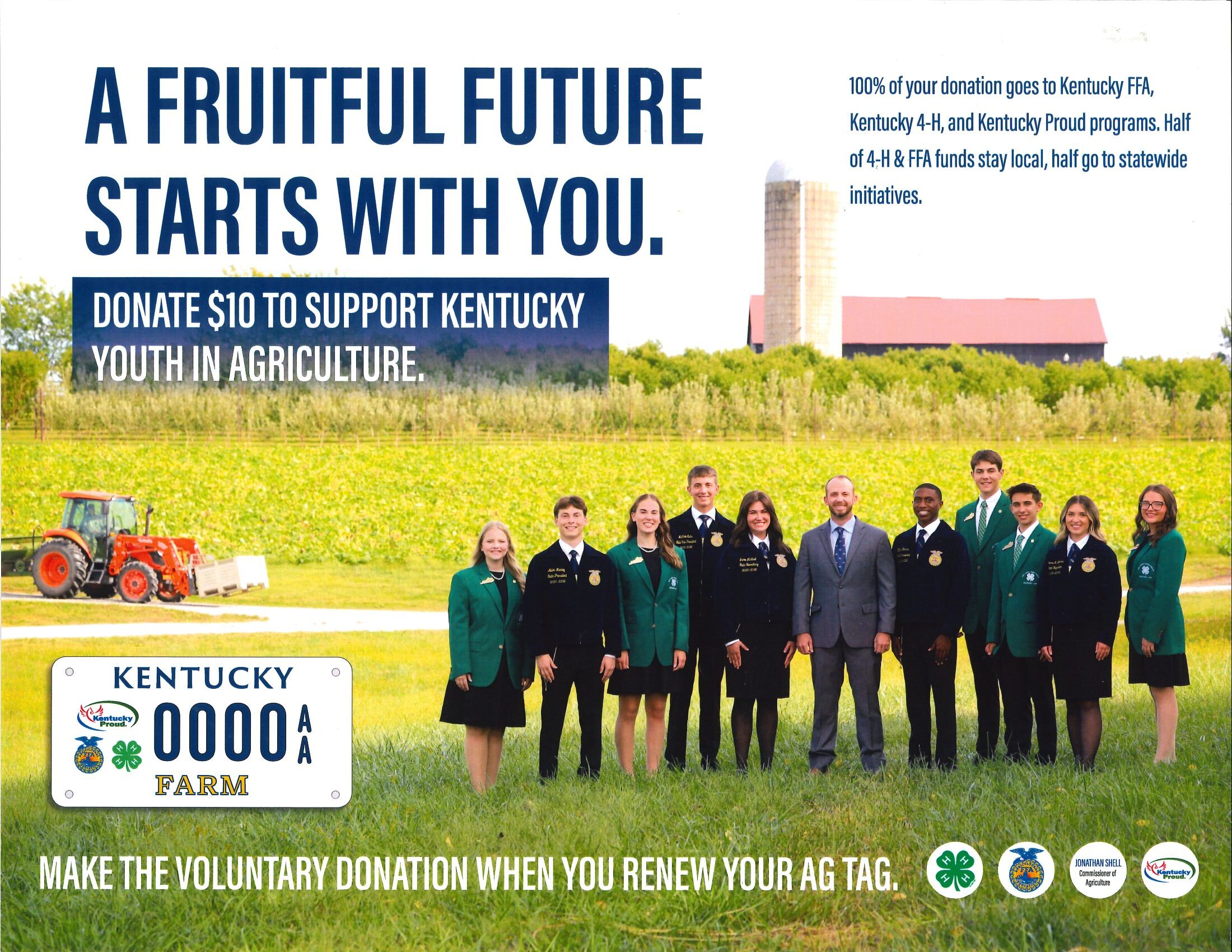 $10Donation~YouthInAgriculturePoster-KyFFA&4H March2026R